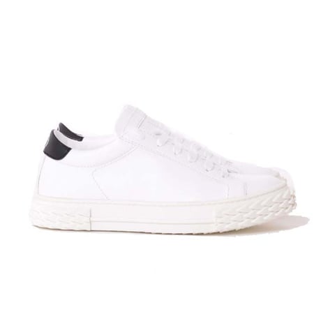ジュゼッペザノッティ GIUSEPPE ZANOTTI ローカットスニーカー エコファブリック ホワイト