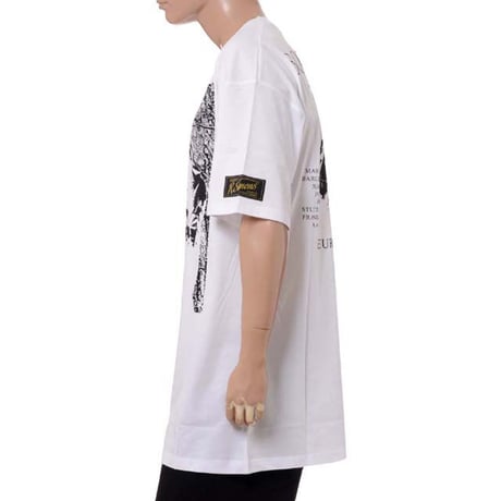ラフシモンズ RAF SIMONS Oversized T-shirt Solemn-X コットン ホワイト