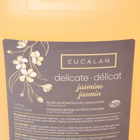 ユーカラン Eucalan ジャスミン 4L おしゃれ着洗剤 カシミヤ ウール シルク用 衣類ケア洗剤 正規取扱