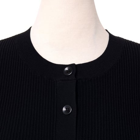 プロエンザスクーラー Proenza Schouler リブニットワンピース ジャージー ブラック