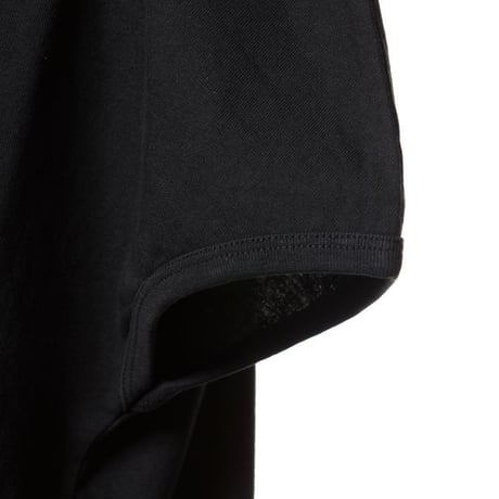 エムエムシックス メゾンマルジェラ MM6 MAISON MARGIELA ヴィンテージジャージーロゴTシャツ コットン ブラック