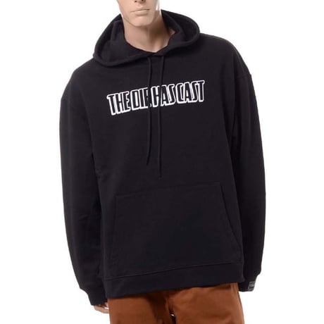 ラフシモンズ RAF SIMONS Regular fit hoodie Die Has Cast print on fron コットン ブラック