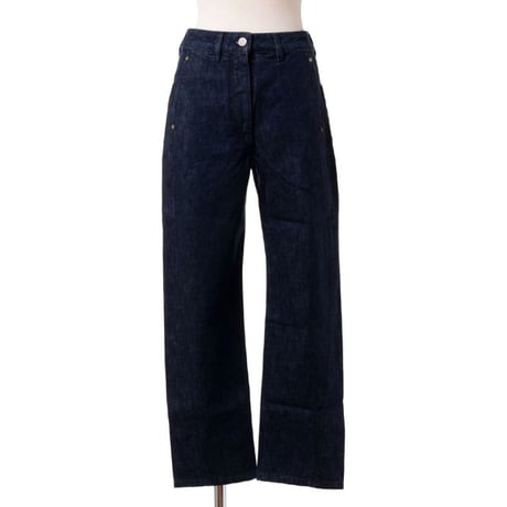 ルメール LEMAIRE ツイストジーンズ コットン インディゴデニム