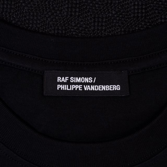 希少⭐️07AW RAF SIMONS パイピングボーダー　カットソー　46 希少⭐️07AW RAF SIMONS パイピングボーダーカットソー46