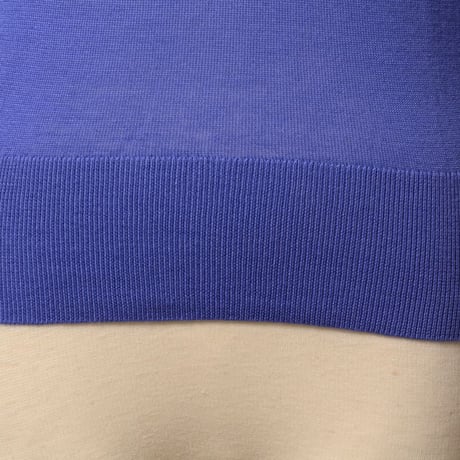 アニオナ AGNONA 五分袖セーター カシミア バイオレット