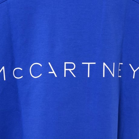 ステラマッカートニー stella mccartney ロゴTシャツ オーガニックコットンとリサイクル素材 ブルー
