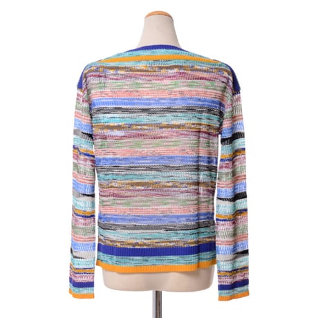 ミッソーニ Missoni ボートネックセーター レーヨン羊毛 ミックス