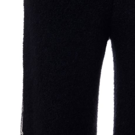 ミッソーニ Missoni 圧縮ニットパンツ 羊毛ミックス ブラック