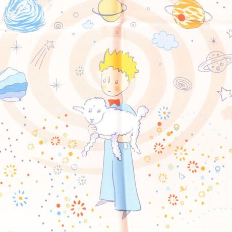 インポートブランド import brand マルフロイMalfroy星の王子様大判ストール シルクサテン ベージュ