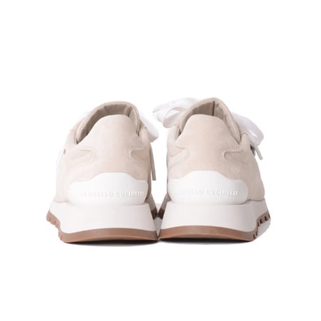 ブルネロクチネリ Brunello Cucinelli ランニングスニーカー スエード アイボリー