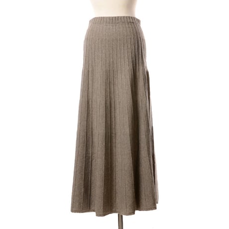 インポートブランド import brand HAWICO Scotland（ホイコ スコットランド）フレアースカート カシミア モカ茶