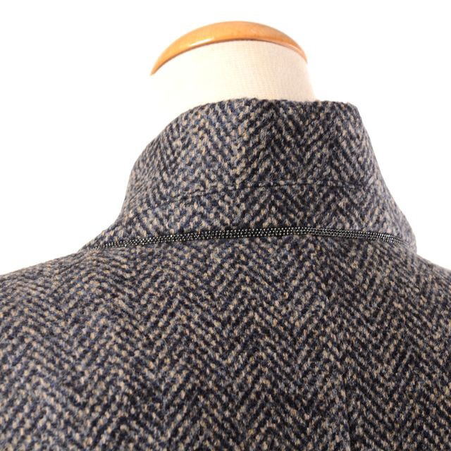 ブルネロクチネリ BRUNELLO CUCINELLI ノーカラー ジャケット ブルネロクチネリ Brunello Cucinelli ノーカラージャケット