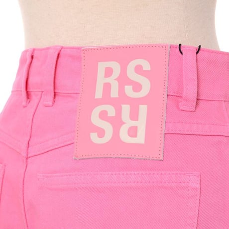 ラフシモンズ RAF SIMONS ワーカーパンツシルエット コットン ライトピンク