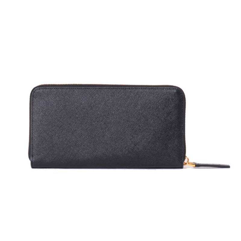 マルニ Marni ラウンドジップ長財布 サフィアーノレザー ブラック 