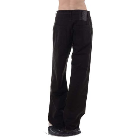 ラフシモンズ RAF SIMONS Wide fit denim workwear pants コットン ブラック