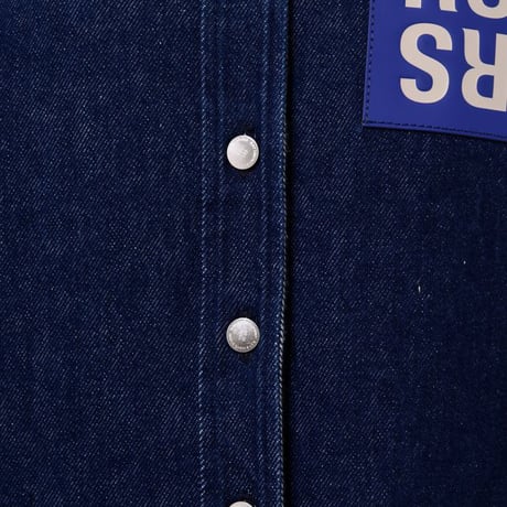 ラフシモンズ RAF SIMONS パッチ付きシャツ コットン デニム