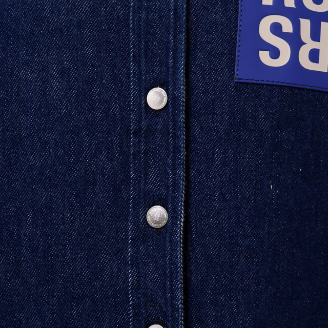 ラフシモンズ RAF SIMONS パッチ付きシャツ コットン デニム | YOKOAUNTY