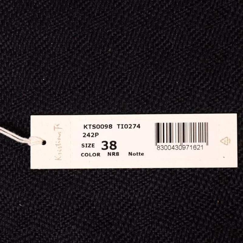 クリスティーナティ Kristina Ti 背中ボタン長袖カットソー レース 