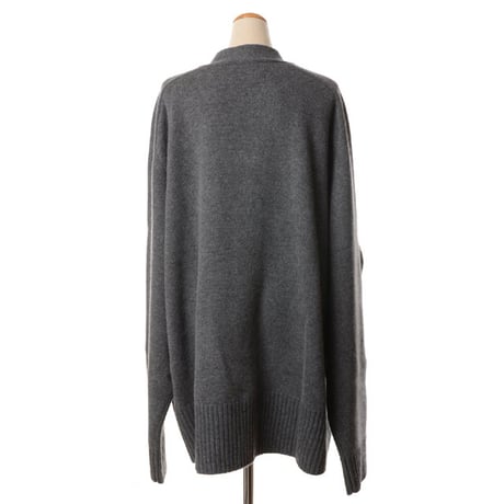 エクストリームカシミヤ extreme cashmere x Ｖネックカーディガン カシミア グレー