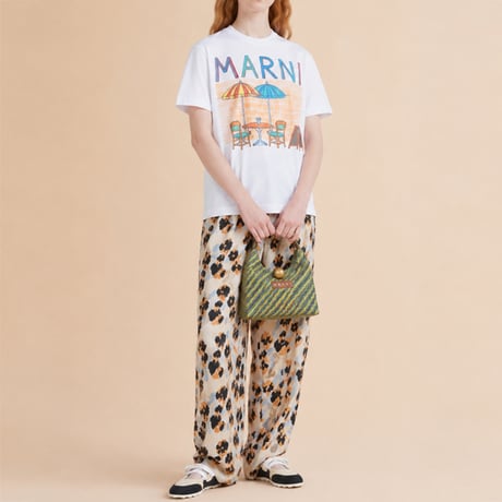 マルニ Marni Softy Soccer スニーカー オフホワイトネイビー