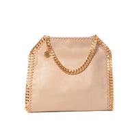 ステラマッカートニー stella mccartney ファラベラミニチェーンバッグ マットシャギーディア ベージュゴールド 正規取扱