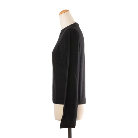 エクストリームカシミヤ extreme cashmere x n°451 lisa 長袖トップス コットンカシミヤ ブラック 正規取扱