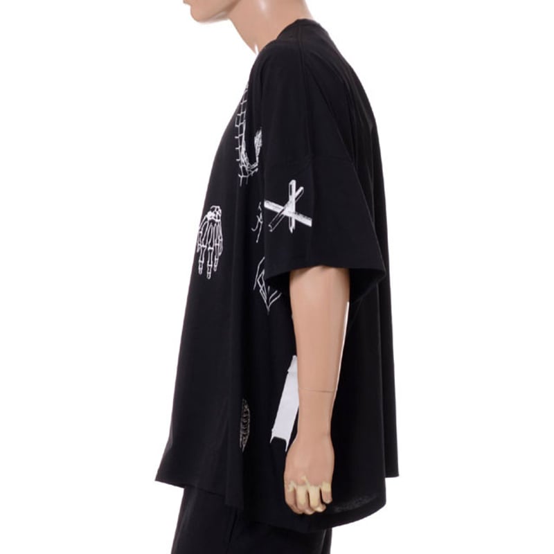 ラフシモンズ RAF SIMONS エクストリームビッグフットTシャツ コットン 