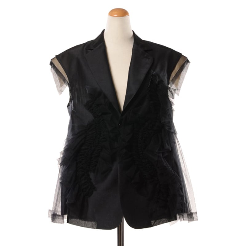 チカ キサダ chika kisada チュールデコベスト ポリエステルなど