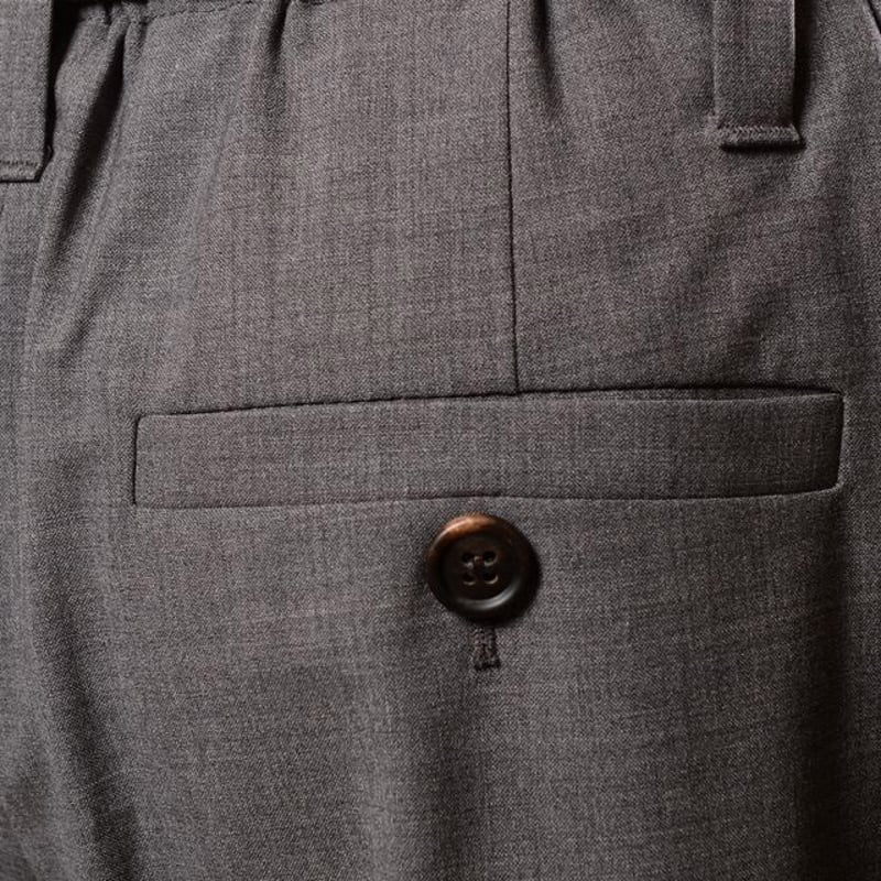 ブルネロクチネリ Brunello Cucinelli ベルト付きタックパンツ