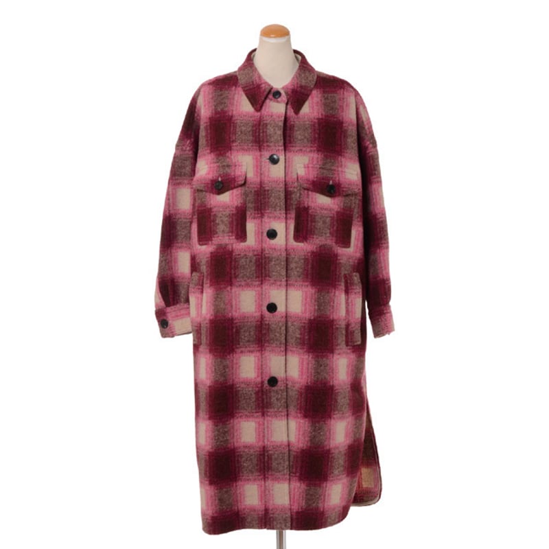 イザベルマランエトワール　アウター　ピンクレッド Isabel Marant - 新品 イザベルマランエトワール DRIESTA オーバー