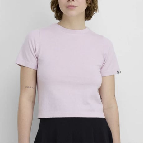 エクストリームカシミヤ extreme cashmere x tina半袖Tシャツ コットンカシミヤ マニキュア