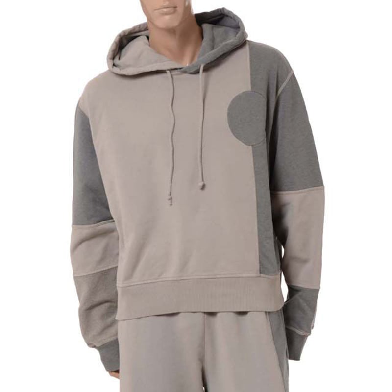 【MM6】パッチワークパーカー MM6 Maison Margiela ナンバーパッチ パーカー | ブラック