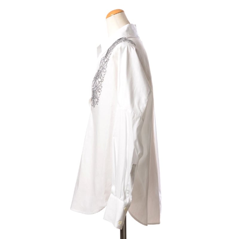 美品　レースブラウス エルマノシェルビーノ　シェルビーノ Ermanno scervino レースブラウス