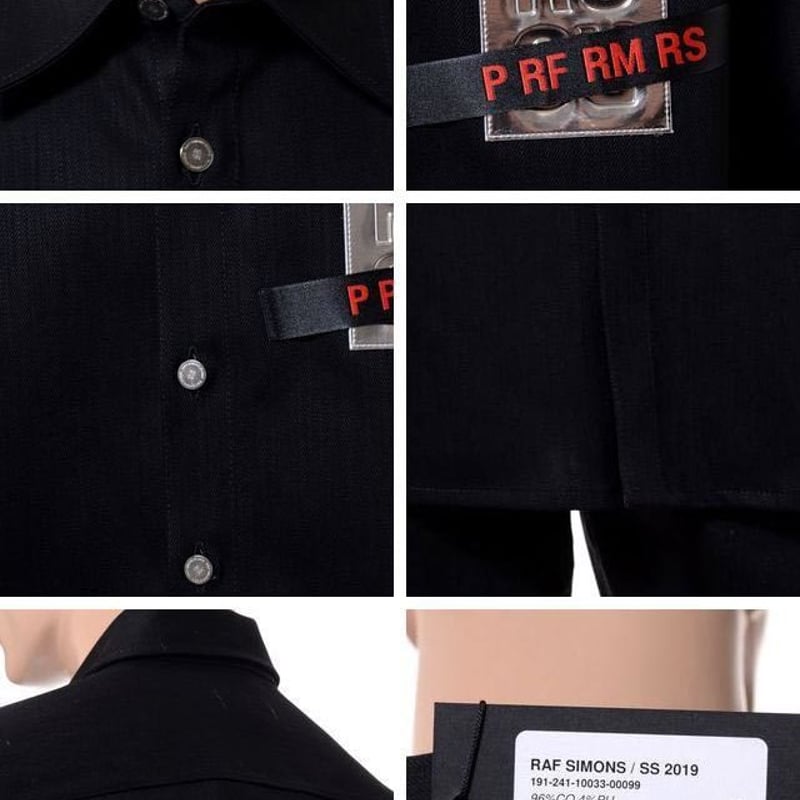 ラフシモンズ RAF SIMONS テープパッチキャリーオーバーデニム ラフシモンズ RAF SIMONS テープパッチキャリーオーバーデニム