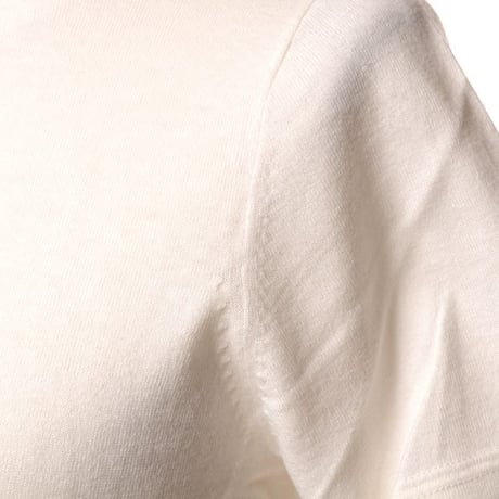 エクストリームカシミヤ extreme cashmere x n°267 tina 半袖カットソー コットンカシミヤ オフホワイト 正規取扱