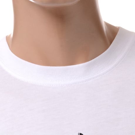 ラフシモンズ RAF SIMONS Oversized T-shirt with hand sign print コットン ホワイト