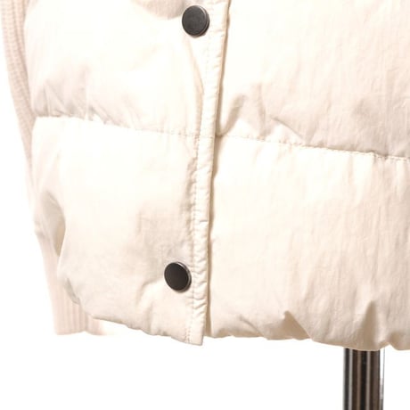 ブルネロクチネリ Brunello Cucinelli 袖ニットダウンジャケット ダウンなど ホワイト