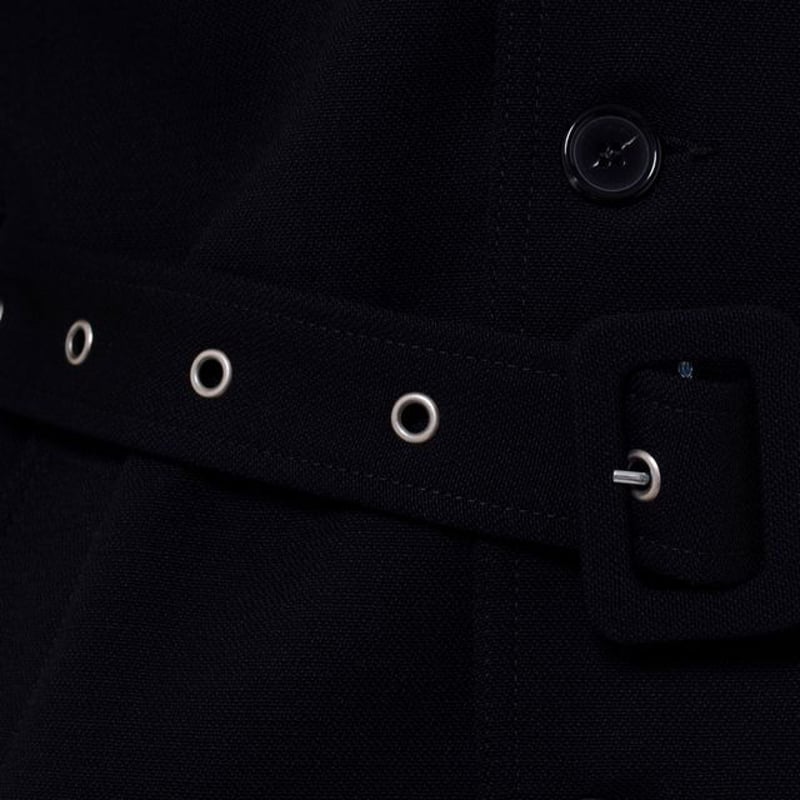 ラフシモンズ RAF SIMONS スリムフィットトレンチコート ウール ラフシモンズ RAF SIMONS スリムフィットトレンチコート ウール