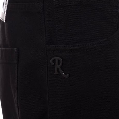 ラフシモンズ RAF SIMONS Wide fit denim workwear pants コットン ブラック