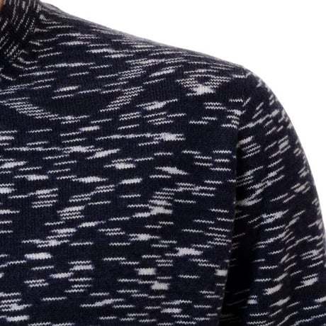 ミッソーニ Missoni 丸襟セーター ウールミックス ブラックミックス