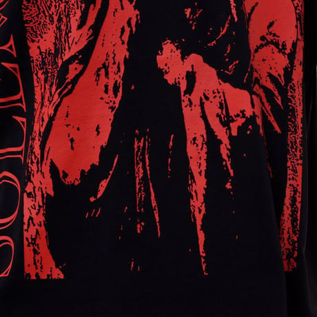 ラフシモンズ RAF SIMONS Oversized T-shirt Solemn-X コットン ブラック