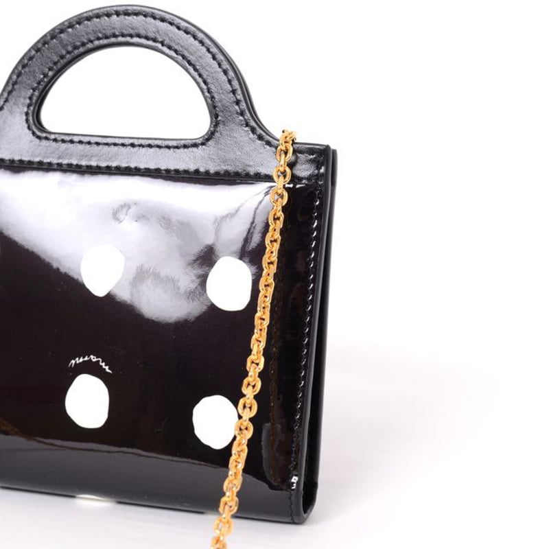 マルニ Marni チェーン付き財布 パテントレザー 水玉 | YOKOAUNTY マルニ Marni チェーン付き財布 パテントレザー 水玉 | YOKOAUNTY