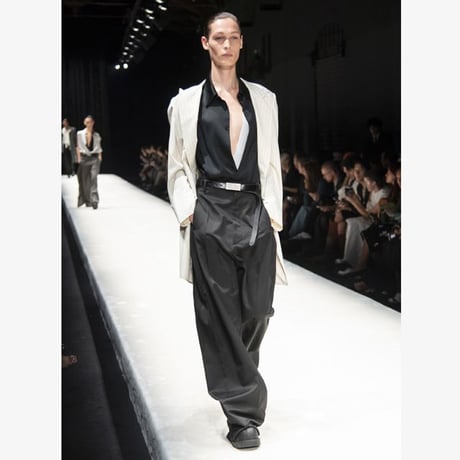 エムエムシックス メゾンマルジェラ MM6 MAISON MARGIELA Numericシグネチャー ベルト 牛革 ブラック