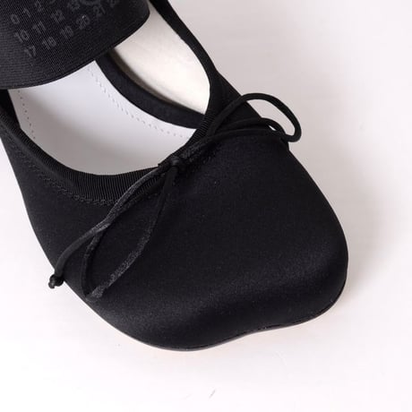 エムエムシックス メゾンマルジェラ MM6 MAISON MARGIELA バレエデコルテミュール ポリエステルなど ブラック
