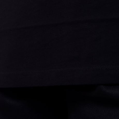 ラフシモンズ RAF SIMONS ハイウェイアイプリントロングTシャツ コットン ブラック