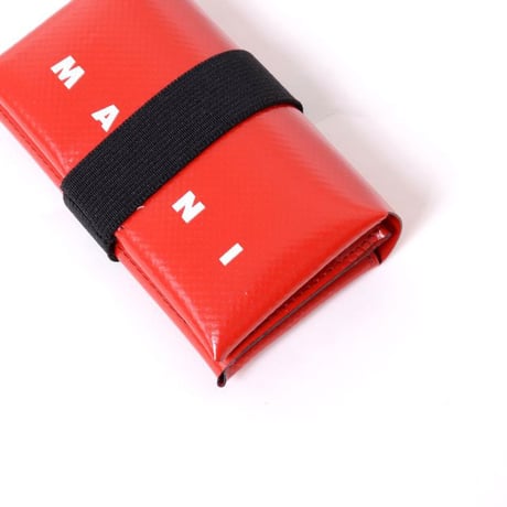 マルニ Marni コインケース名刺入れ PVC レッド