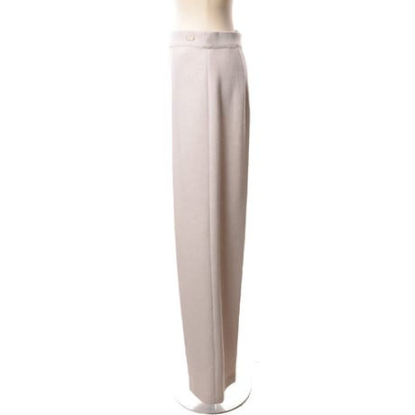 アニオナ AGNONA ストレートニットパンツ ウールカシミア アイボリー