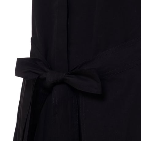 ロゼッタゲッティ ROSETTA GETTY シャツドレス コットン ブラック