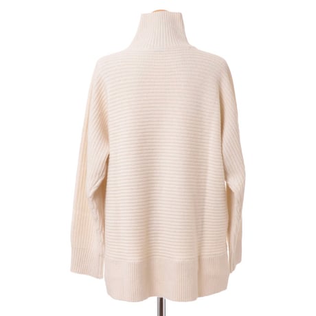 ロゼッタゲッティ ROSETTA GETTY ローゲージタートルネックセーター カシミア アイボリー