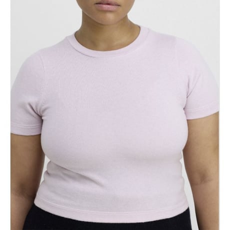 エクストリームカシミヤ extreme cashmere x tina半袖Tシャツ コットンカシミヤ マニキュア
